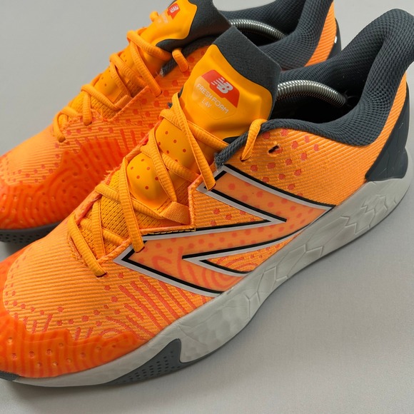 New Balance Fresh Foam X Lav V2 Mens 13 Orange Grey Tennis Shoes MCHLAVO2